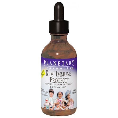 Kids' Immune Protect Liquid, Herbs Extract for Children, 4 oz, Planetary Herbals