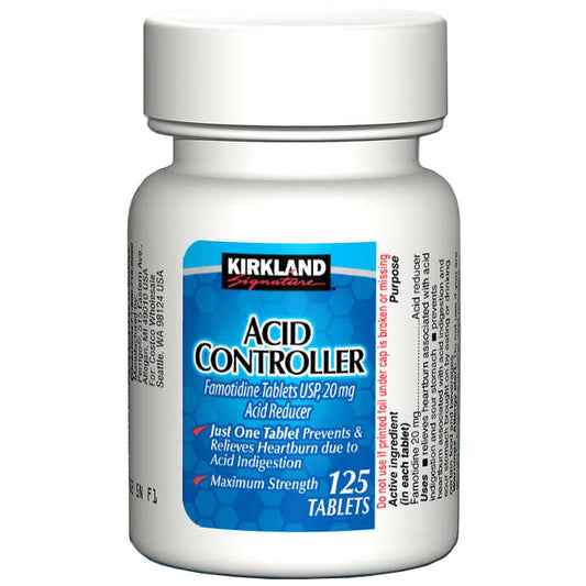 Kirkland Signature Acid Controller, Famotidine 20 mg, 125 Tablets