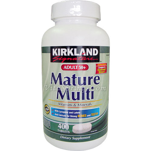 Kirkland Signature Adults 50+ Mature Multi Vitamins & Minerals 400 Tablets