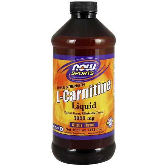 L-Carnitine Liquid 3000 mg, 16 oz, NOW Foods