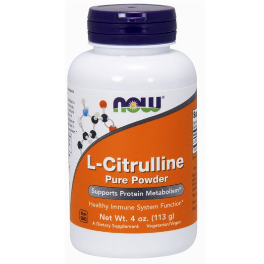 L-Citrulline Pure Powder, 4 oz, NOW Foods