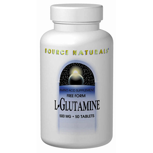 L-Glutamine 500mg 100 caps from Source Naturals