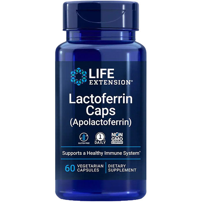 Lactoferrin Caps (Apolactoferrin), 60 Vegetarian Capsules, Life Extension