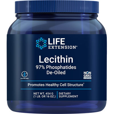 Lecithin Granules (97% Phosphatides De-Oiled), 16 oz (454 g), Life Extension