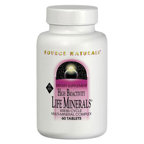 Life Minerals No Iron Multi Mineral Complex 60 tabs from Source Naturals