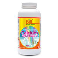 Liquid Calcium with Vitamin D, 300 Softgels, Bill Natural Sources