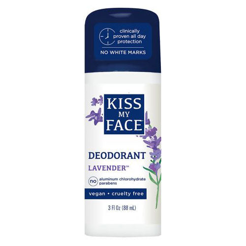 Liquid Rock Roll-On Deodorant - Lavender, 3 oz, Kiss My Face