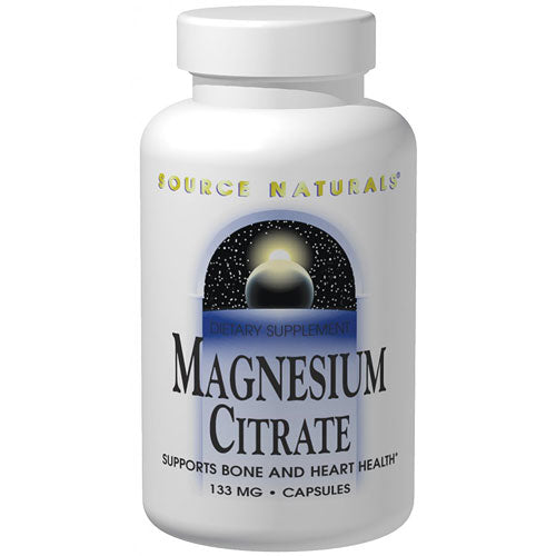 Magnesium Citrate 133mg, 90 Capsules, Source Naturals