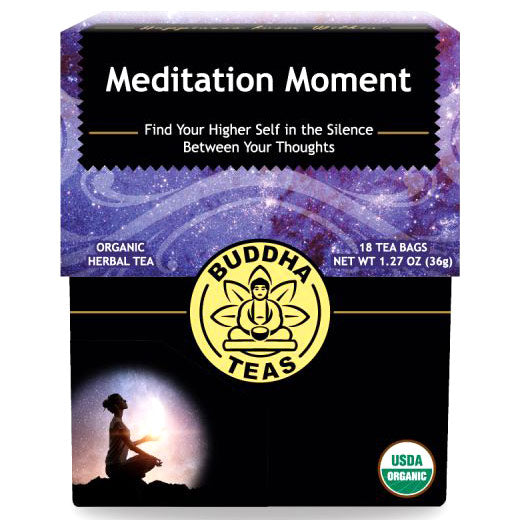 Meditation Moment, Organic Herbal Tea, 18 Tea Bags, Buddha Teas
