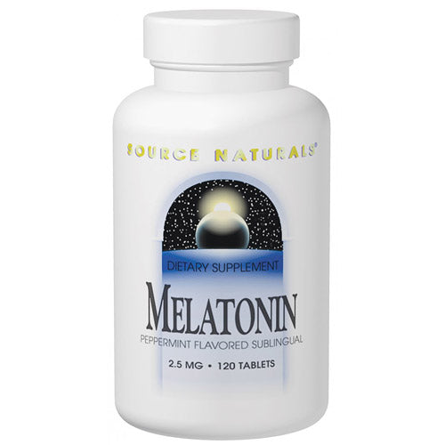 Melatonin 1mg Sublingual Peppermint 200 tabs from Source Naturals