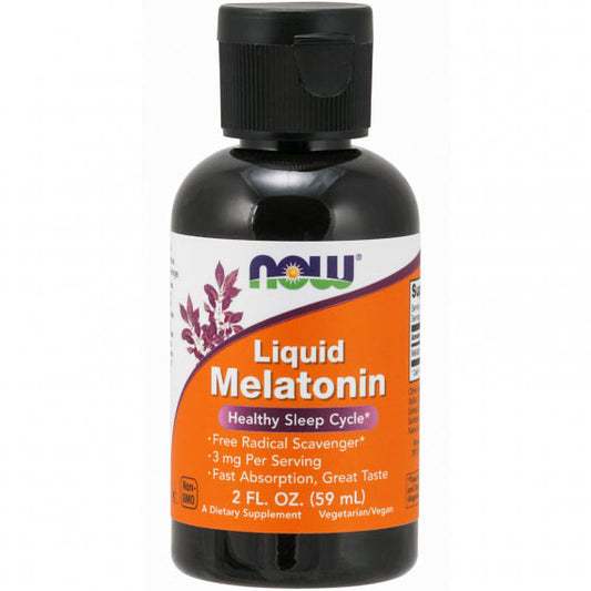 Melatonin Liquid, 2 oz, NOW Foods