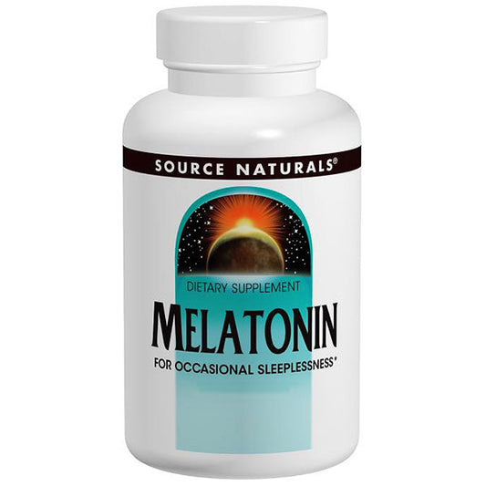 Melatonin 2.5mg Sublingual Peppermint, Value Size, 240 Tablets, Source Naturals