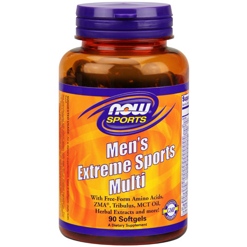 Men's Extreme Sports Multi Vitamins, 180 Softgels, NOW Foods