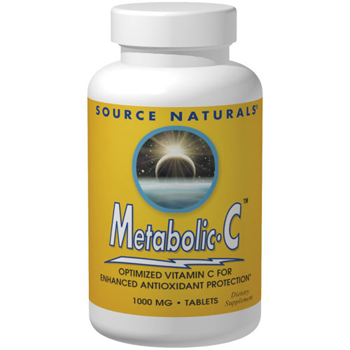 Metabolic C 500 mg Caps, 90 Capsules, Source Naturals