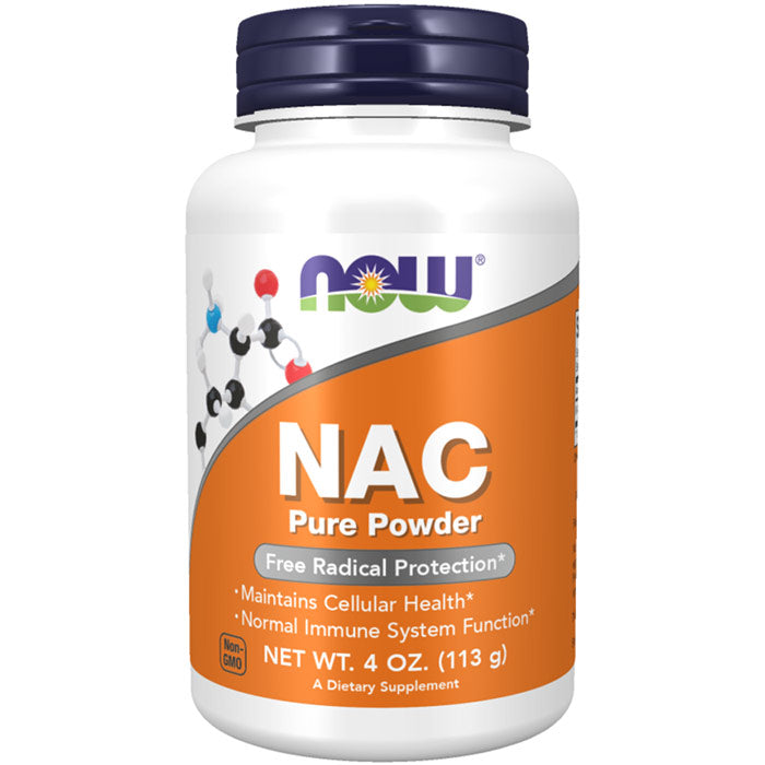 NAC Pure Powder, 4 oz (113 g), NOW Foods