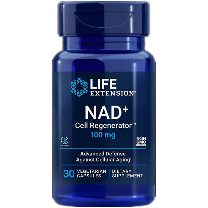 NAD+ Cell Regenerator 100 mg, 30 Vegetarian Capsules, Life Extension (Limit 1 Unit Per Customer)