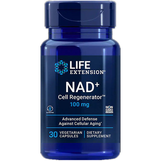 NAD+ Cell Regenerator 100 mg, 30 Vegetarian Capsules, Life Extension (Limit 1 Unit Per Customer)