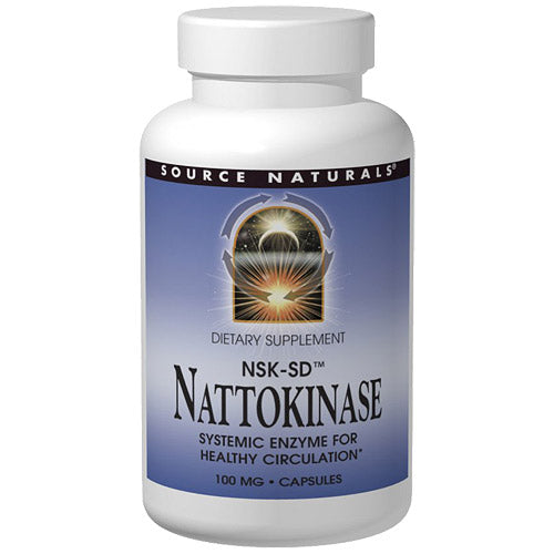 Nattokinase 100 mg, 60 Capsules, Source Naturals