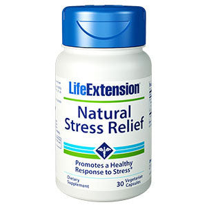 Natural Stress Relief, 30 Vegetarian Capsules, Life Extension