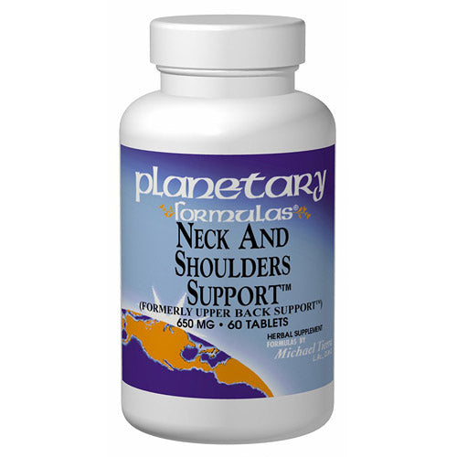 Neck and Shoulders Support 60 tabs, Planetary Herbals