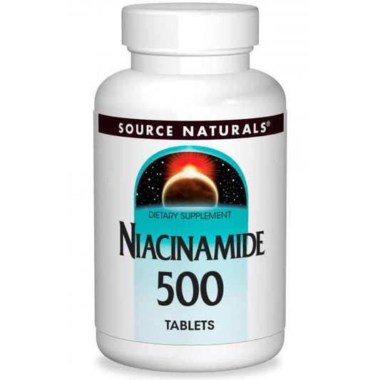 Niacinamide 500 mg, 60 Tablets, Source Naturals