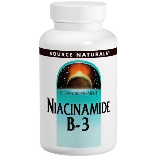 Niacinamide Vitamin B-3 100 mg, 100 Tablets, Source Naturals