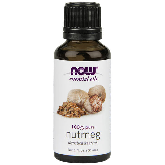 Nutmeg Oil Pure, 1 oz, NOW Foods