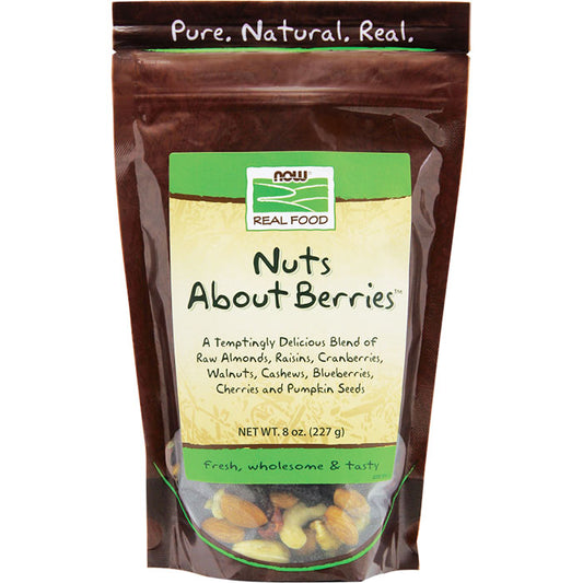 Nuts About Berries, Tasty Snack, 8 oz, NOW Foods