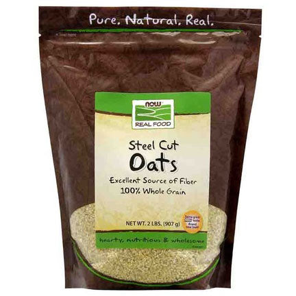 Oats Steel Cut, 2 lb, NOW Foods