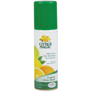 Odor Eliminating Air Freshener, Tropical Citrus Blend, 1.5 oz, Citrus Magic