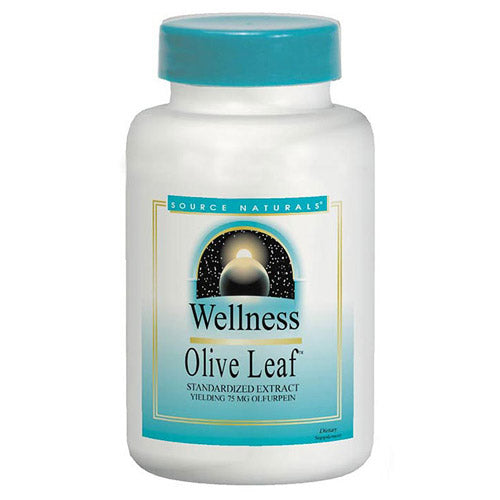 Olive Leaf Extract (Wellness) 500mg 120 tabs from Source Naturals