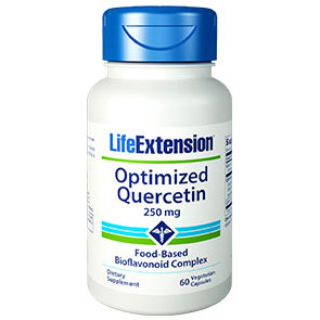 Optimized Quercetin Food-Based, 60 Vegetarian Capsules, Life Extension