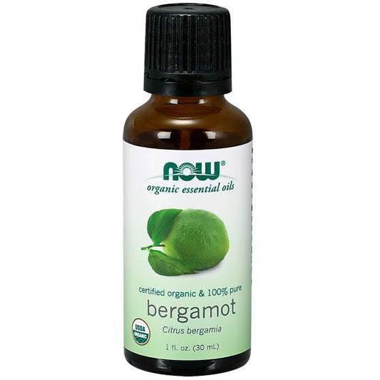 Organic Bergamot Oil, 1 oz, NOW Foods