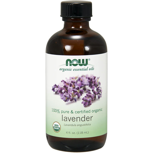 Organic Lavender Oil, 100% Pure, 4 oz, NOW Foods