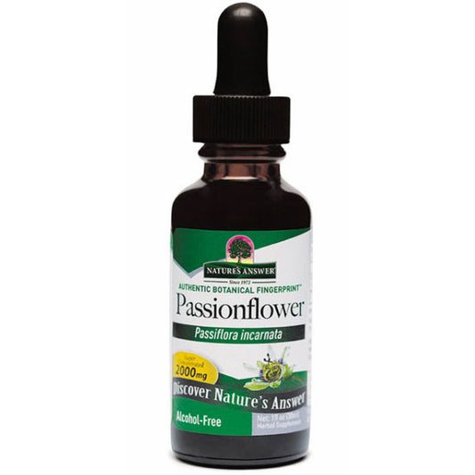 Passionflower Herb Extract Liquid Alcohol-Free, 1 oz, Nature's Answer