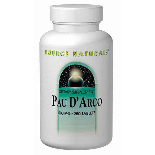 Pau D'Arco Whole Herb 500mg 100 tabs from Source Naturals