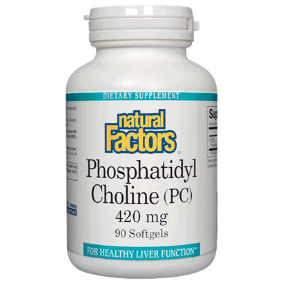 Phosphatidyl Choline 420mg 90 Softgels, Natural Factors