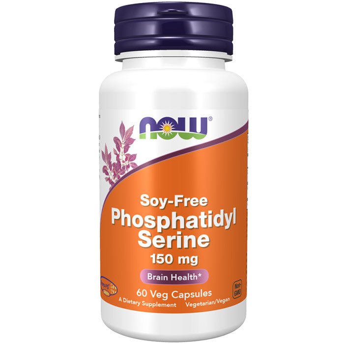 Phosphatidyl Serine 150 mg, Soy-Free, 60 Veg Capsules, NOW Foods