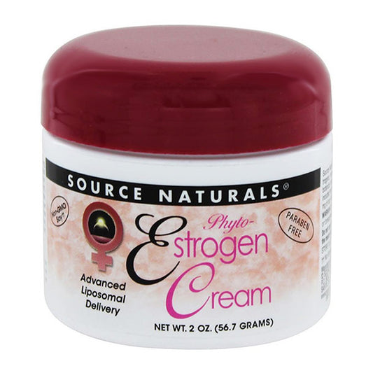 Phyto-Estrogen Cream (Phytoestrogen Cream) Liposome, 2 oz, Source Naturals