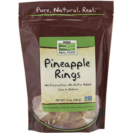 Pineapple Rings, 12 oz, NOW Foods