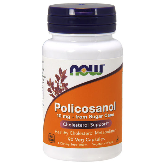 Policosanol 10mg Vegetarian 90 Vcaps, NOW Foods