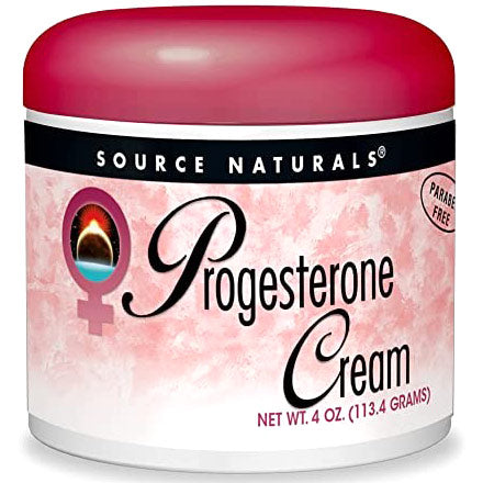 Progesterone Cream Jar, 4 oz, Source Naturals