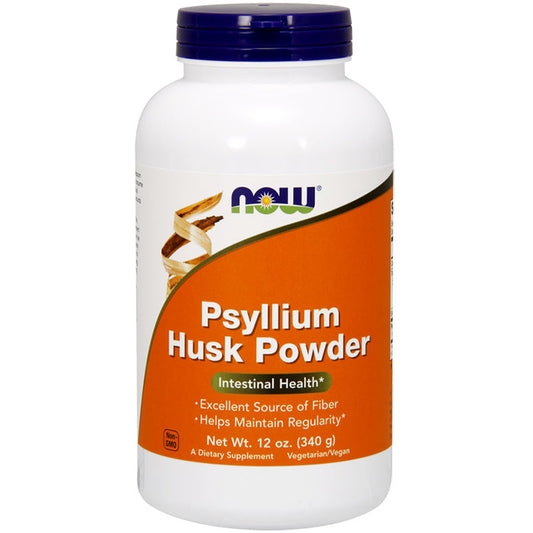 Psyllium Husk Powder Vegetarian 12 oz, NOW Foods