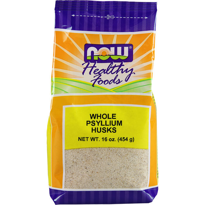 Psyllium Husks Whole Vegetarian 1 lb, NOW Foods