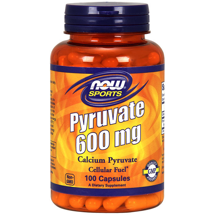 Pyruvate 600 mg, 100 Capsules, NOW Foods