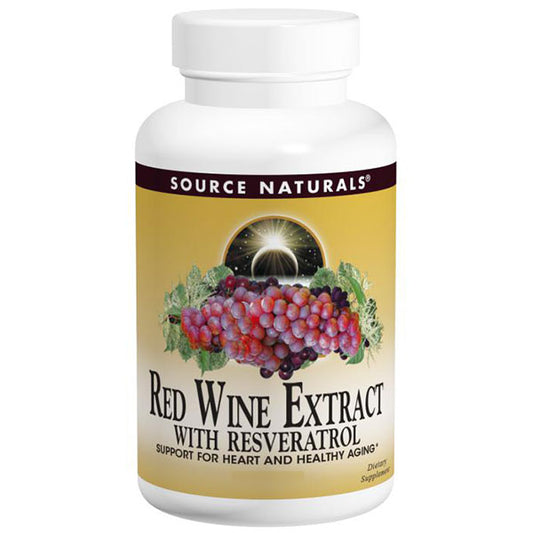 Red Wine Extract with Resveratrol 30 tabs from Source Naturals