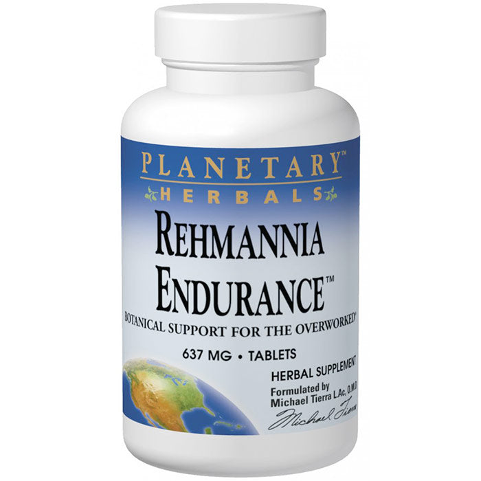 Rehmannia Endurance (Liu Wei Di Huang Wan) 637 mg, Value Size, 150 Tablets, Planetary Herbals