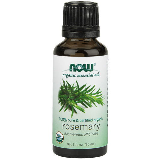 Rosemary Oil, Organic Essential Oil 1 oz, NOW Foods