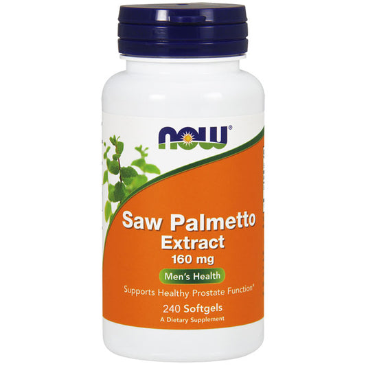 Saw Palmetto Extract 160 mg, Value Size, 240 Softgels, NOW Foods