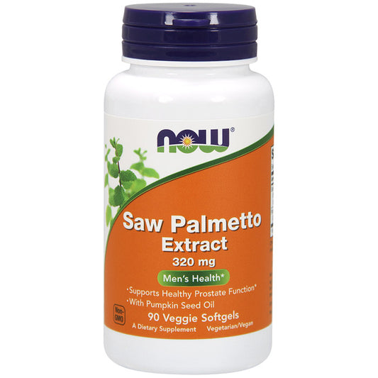 Saw Palmetto Extract 320 mg, With Pumpkin Seed Oil, 90 Veggie Softgels, NOW Foods